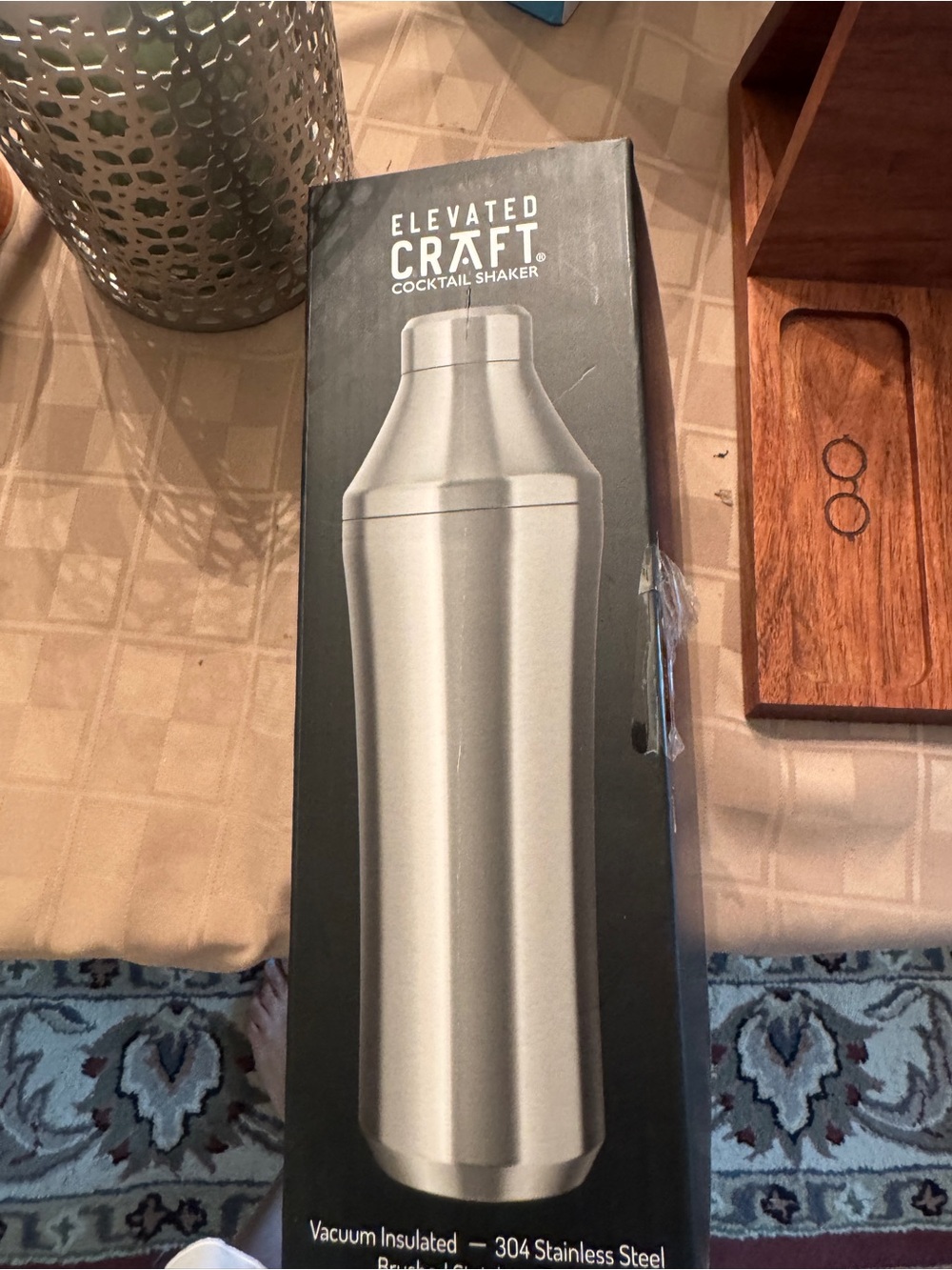Elevated Craft Stainless Steel Cocktail Shaker - Silver